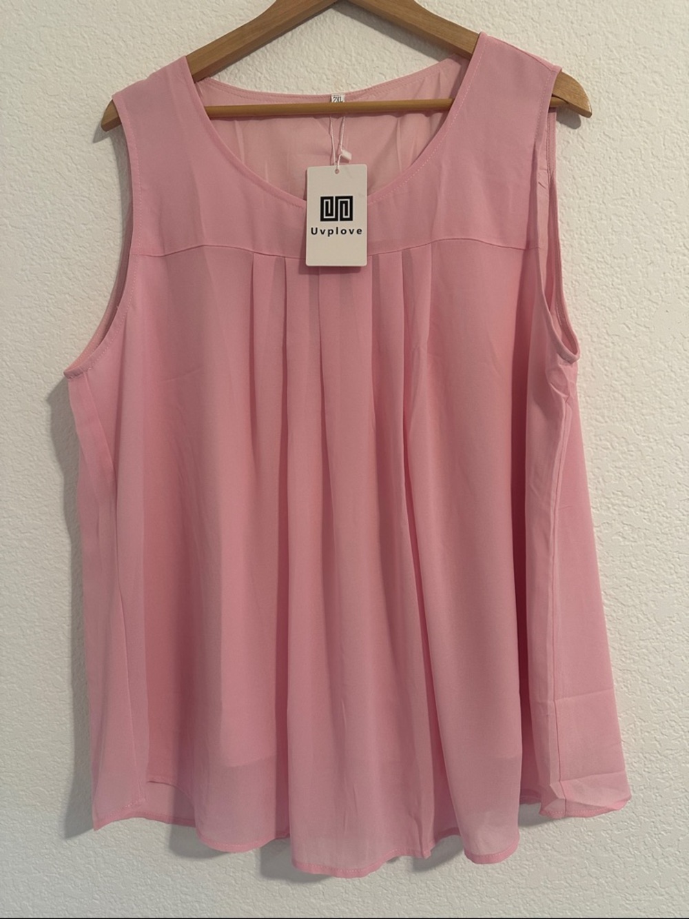 NWT - Sheer Lined Tank Top - Size 2XL